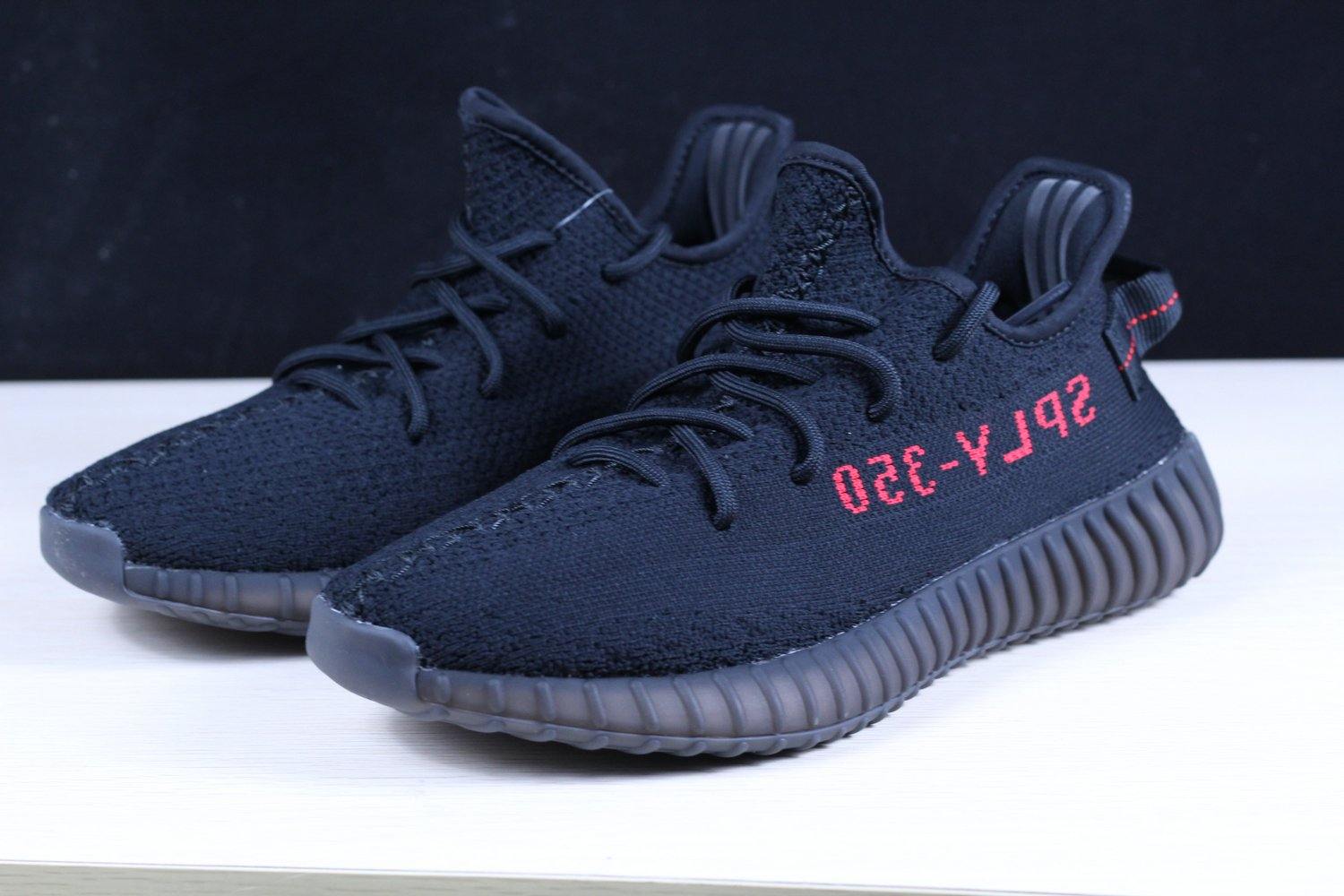 Adidas Yeezy 350 V2 Boost Black Red Bred - Topmodareps